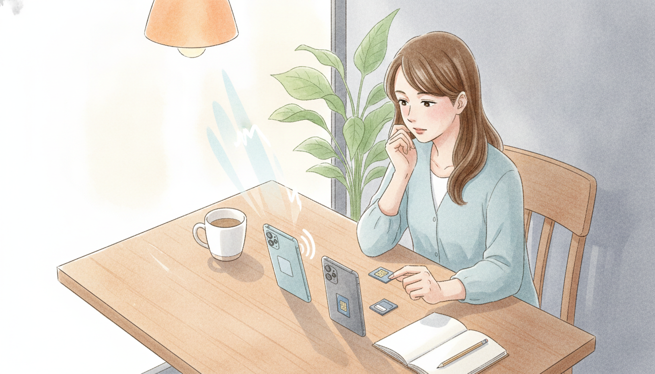 物理SIMとeSIMを徹底比較